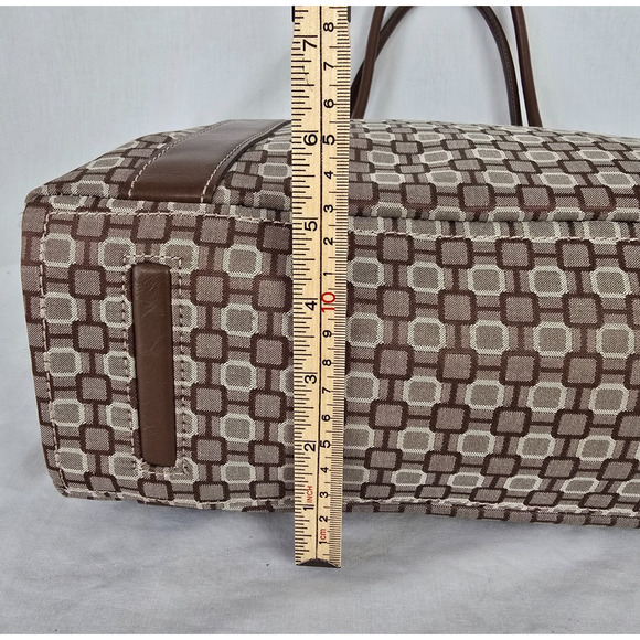Nine West Tote Brown Tones 15" x 5" x 11" - Picture 9 of 16